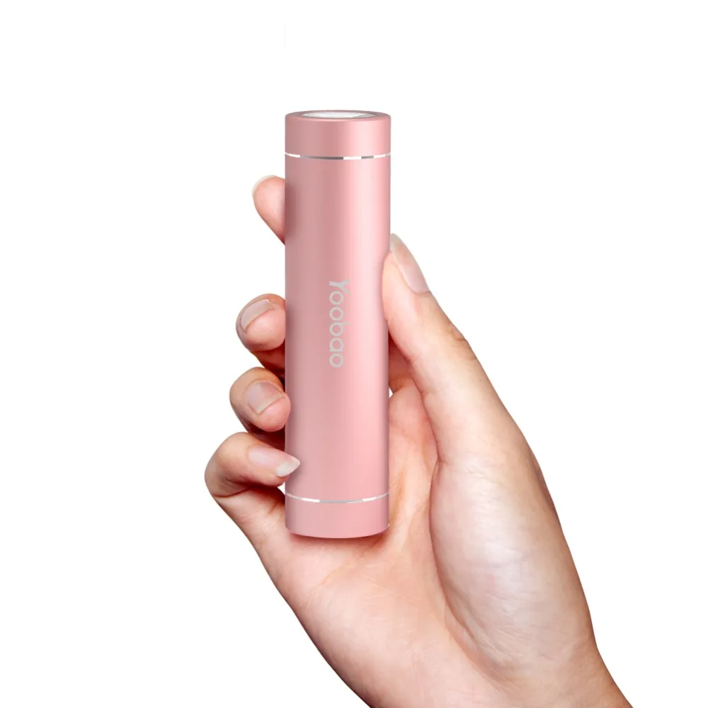 Yoobao L25 2500 мАч Мини банк питания 1 Вт Светодиодный светильник внешняя батарея