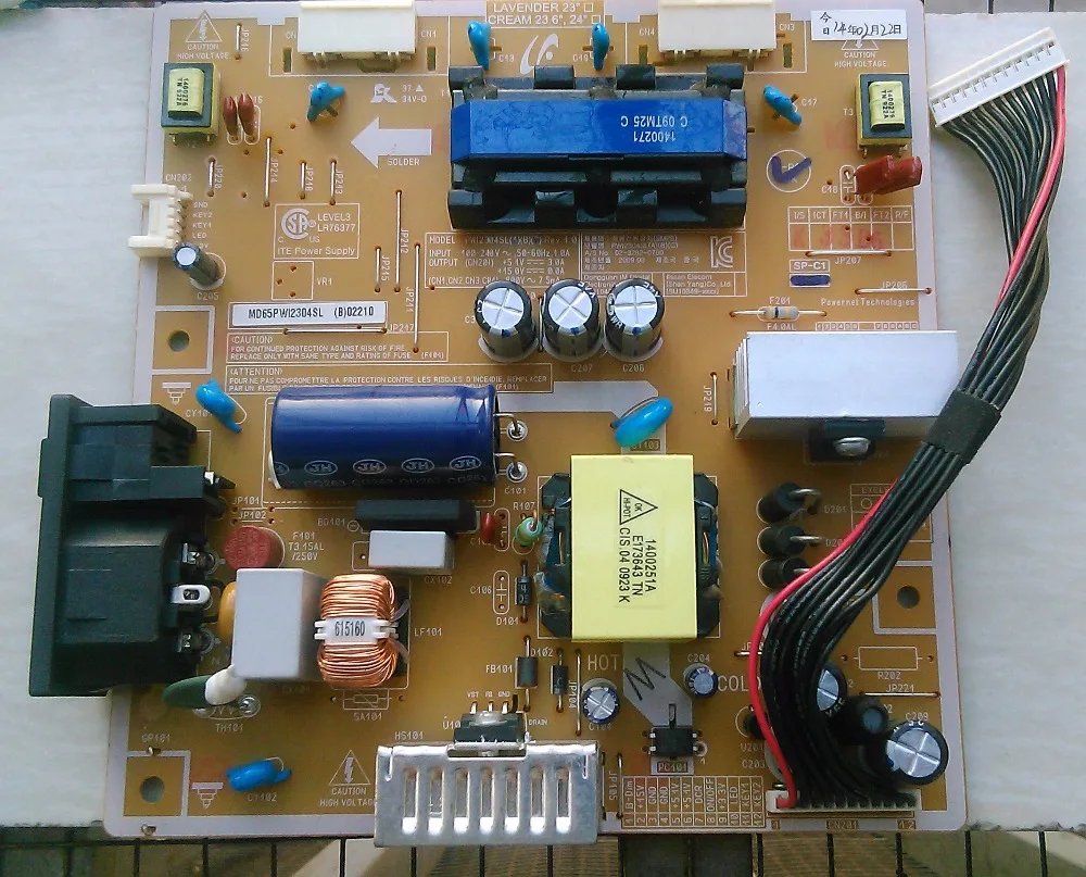 Плата питания для Samsung P2250 P2250W P2050 P2350 P/N PWI2304SL 155 мм x 148 с переключателем|board|board boardboard
