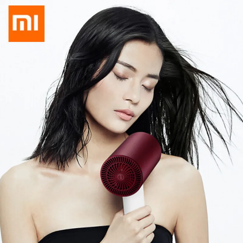 Новые оригинальные Xiao mi jia Soocas Hair Anion H3 быстросохнущие инструменты для волос 1800 Вт для Xiao mi Smart Home комплекты mi фен дизайн Z30 - Цвет: Красный