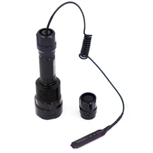 Manta Ray C12 черный фонарик факел, CREE XP-L HI V3-1A 6500 K светодиодный внутри, с пультом дистанционного управления swith