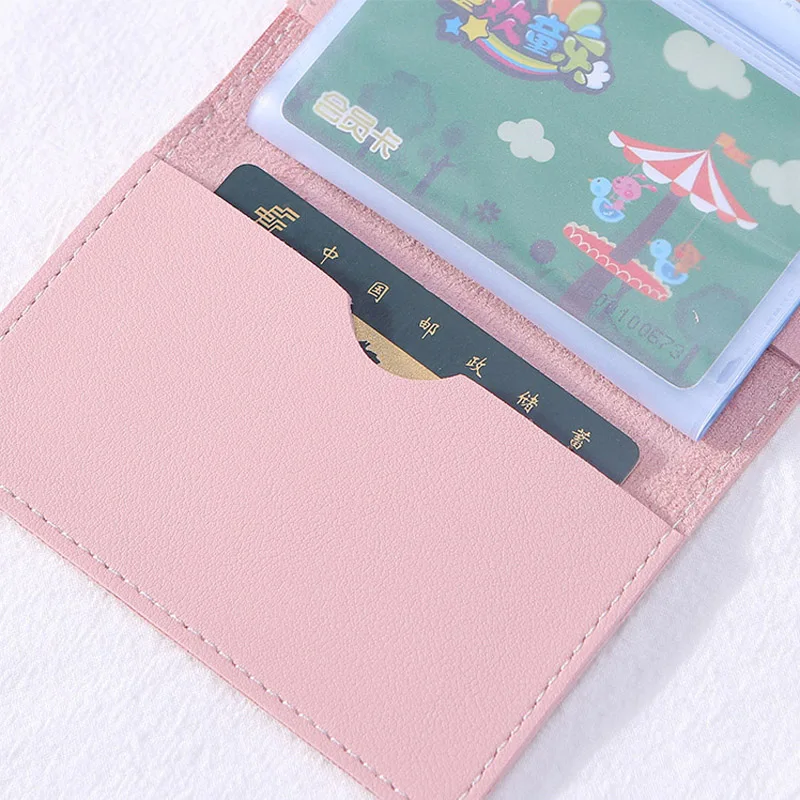  Fashion Unisex Business Card Holder Women Credit Card Case ID Bag For Men Clutch Organizer Wallet W - 32956630681