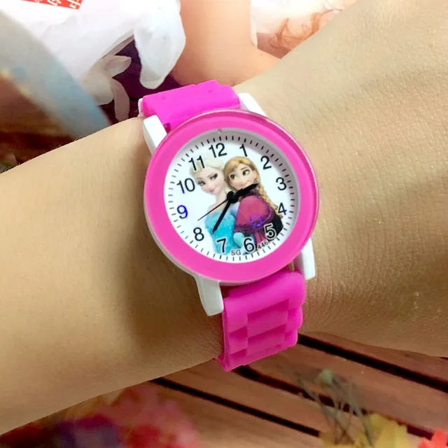 Children Watch Cartoon Princess Elsa Child Watches Candy Cute Color Anna Kids Cl Children Watch Cartoon Princess Elsa Child Watches Candy Cute Color Anna Kids Cl
