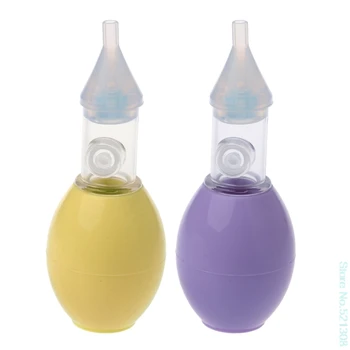 

2020 New born Nasal Aspirator Baby Suction Soft Tip Mucus Vacuum Runny Nose Cleaner Safety Soft