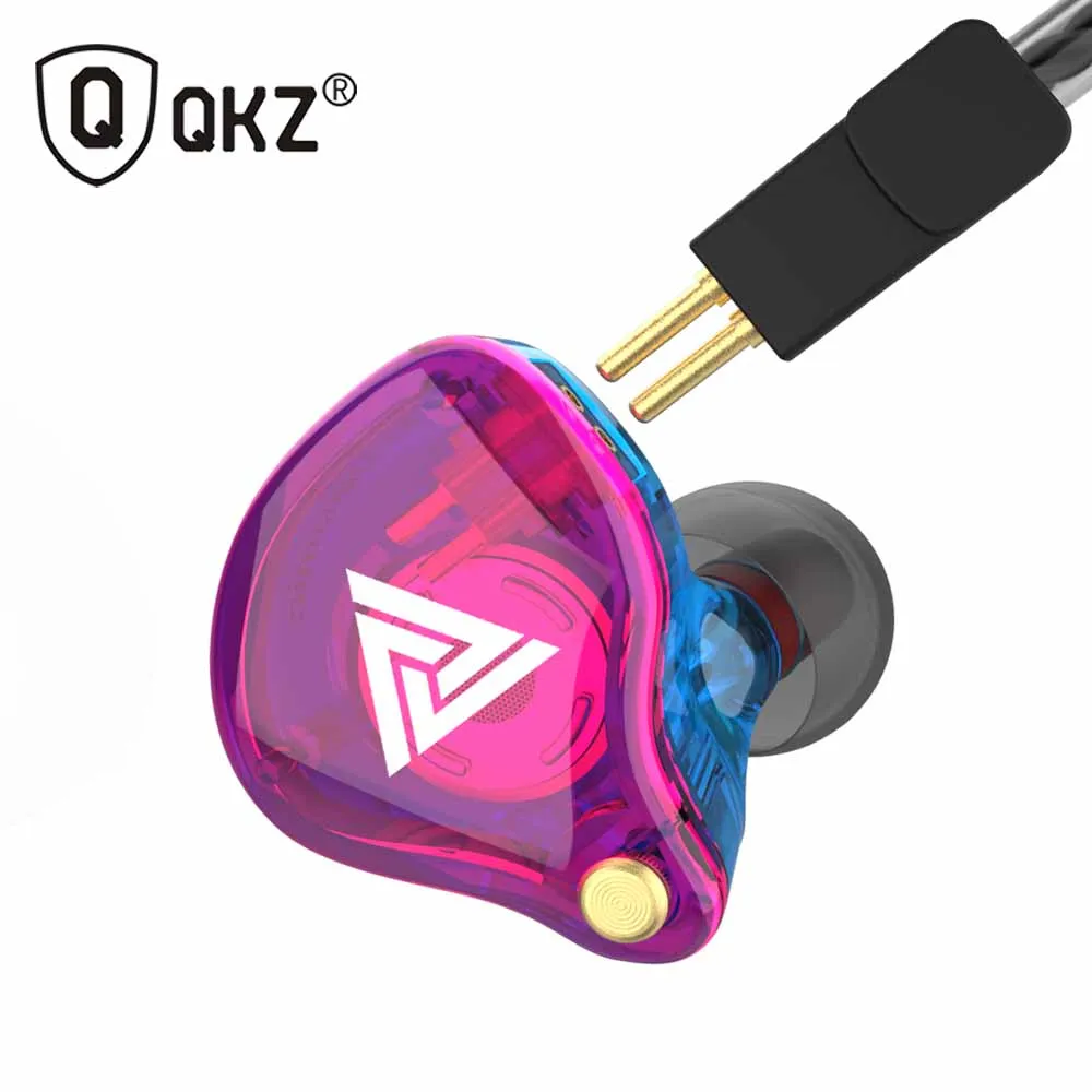 

QKZ VK4 ZST High Quality Portable Earphone For Cell Phone Computer Universal 3.5mm In-Ear Stereo Earbuds Earphone