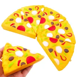 2018 Горячий Новый 8 см мини вкусной пиццы мягкими замедлить рост крем Ароматические Шарм снятие стресса игрушка Aug14