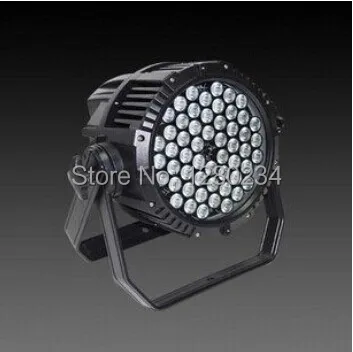 Ip65 алюминий 54 шт. * 3 Вт RGBW водонепроницаемый led par lihgt для наружного бар мыть dj
