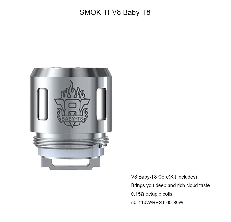 SMOK TFV8 Baby-T8  0.15ohm(950)