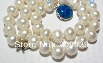 

huij 002955 12mm White Freshwater Pearl Necklace