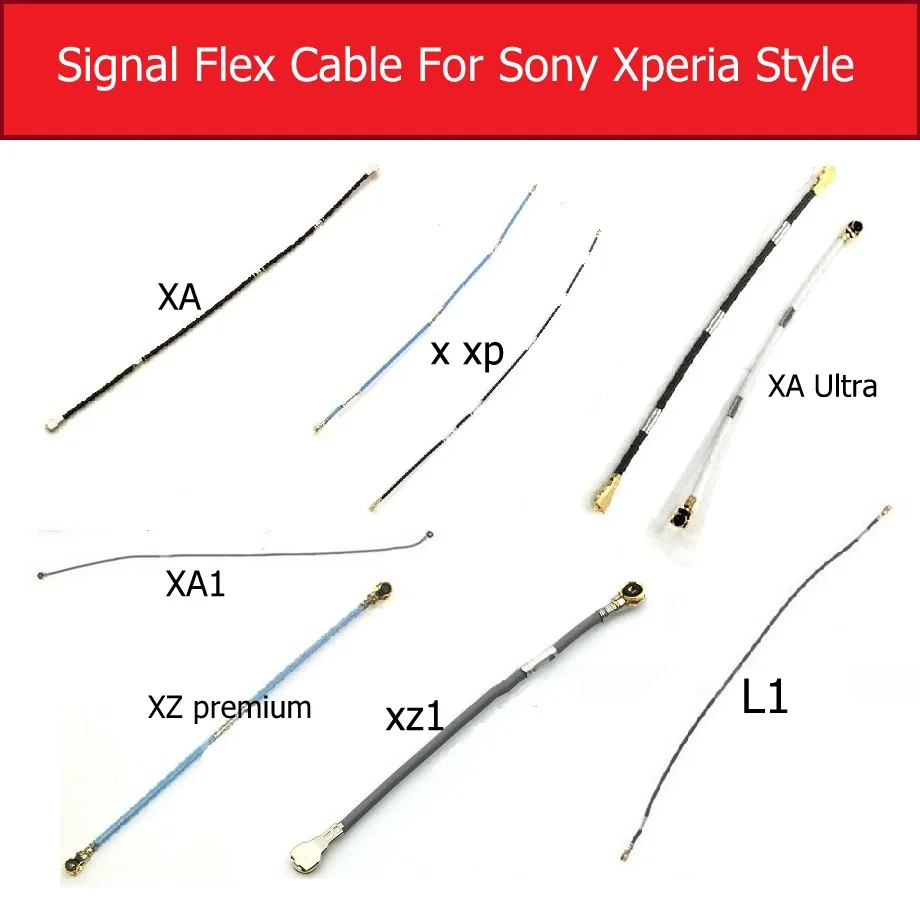 

100% Genuine Antenna Signal Flex Cable For Sony Xperia L1/XA/X/XP/XA Ultra/XA1/XZ1/XZ Premium RF Antenna Mast Flex Ribbon parts