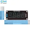 TM1637 4-значный цифровой светодиодный дисплей 0,56, трубка с десятичным 7 сегментами, модуль с двойными точками 0,56 дюйма, белый дисплей для Arduino ► Фото 3/4