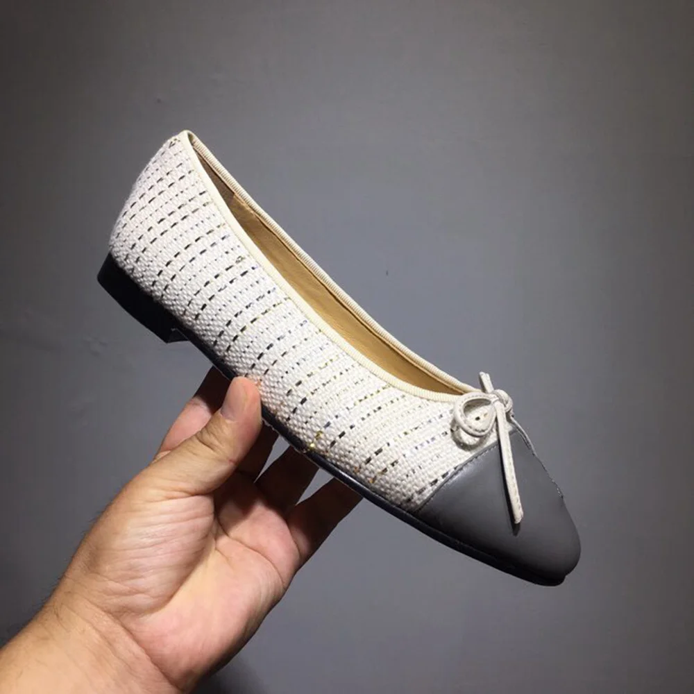 Chueyz/Весенняя однотонная обувь с закрытым носком для женщин; удобная женская обувь из натуральной кожи; брендовая дышащая обувь из овечьей кожи для женщин - Цвет: 3