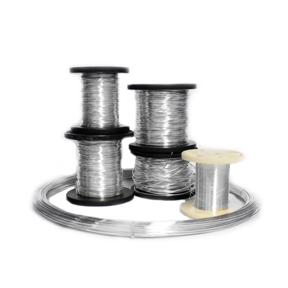 Günstig S9999 Reine Solide 999 Sterling Silber Draht 1 meter Perlen Bespannen Schmuck Gewinde 0,7 1,2mm Filament Stecker Zubehör