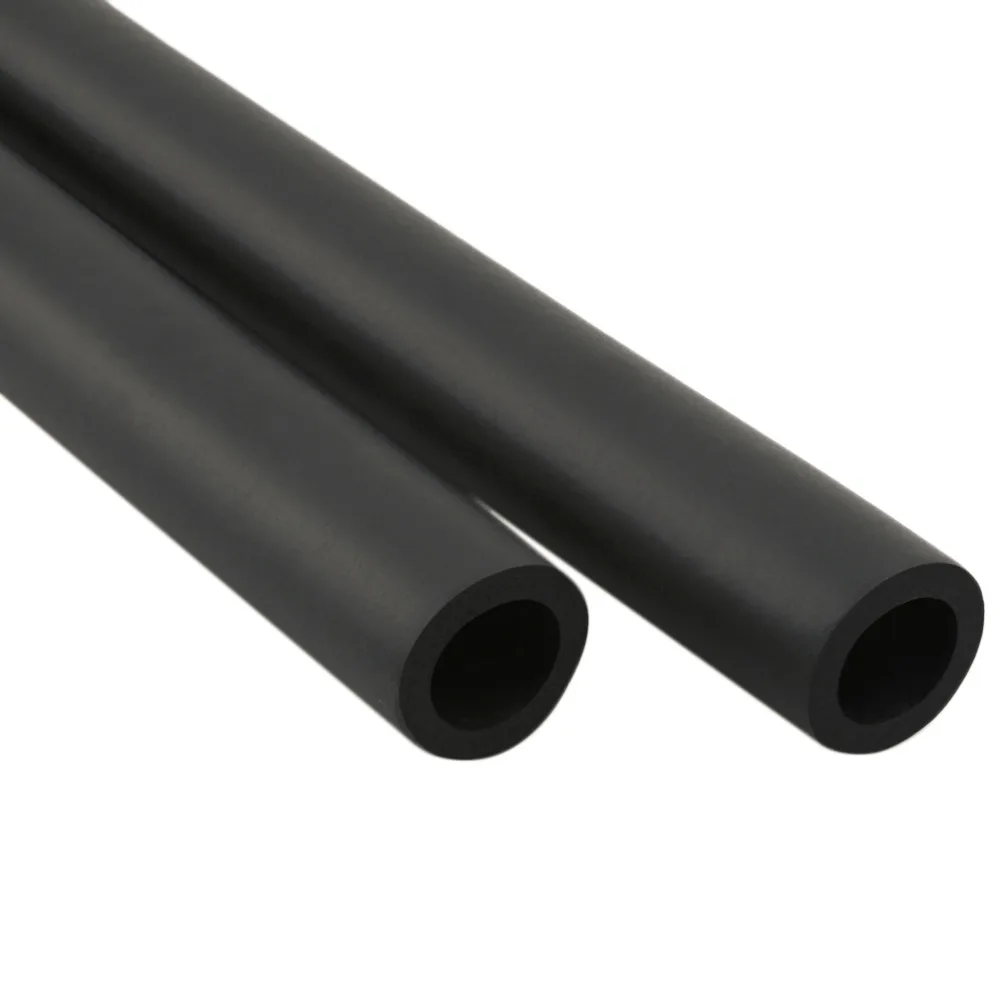 2X Black MTB Bike Bicycle Handlebar Grip Smooth Sponge Foam Tube Cover Skidproof