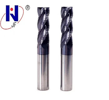 

Tungsten Solid Carbide Roughing End Mills 10mm 10*25*D10*75 TiAlN Coated HRC50