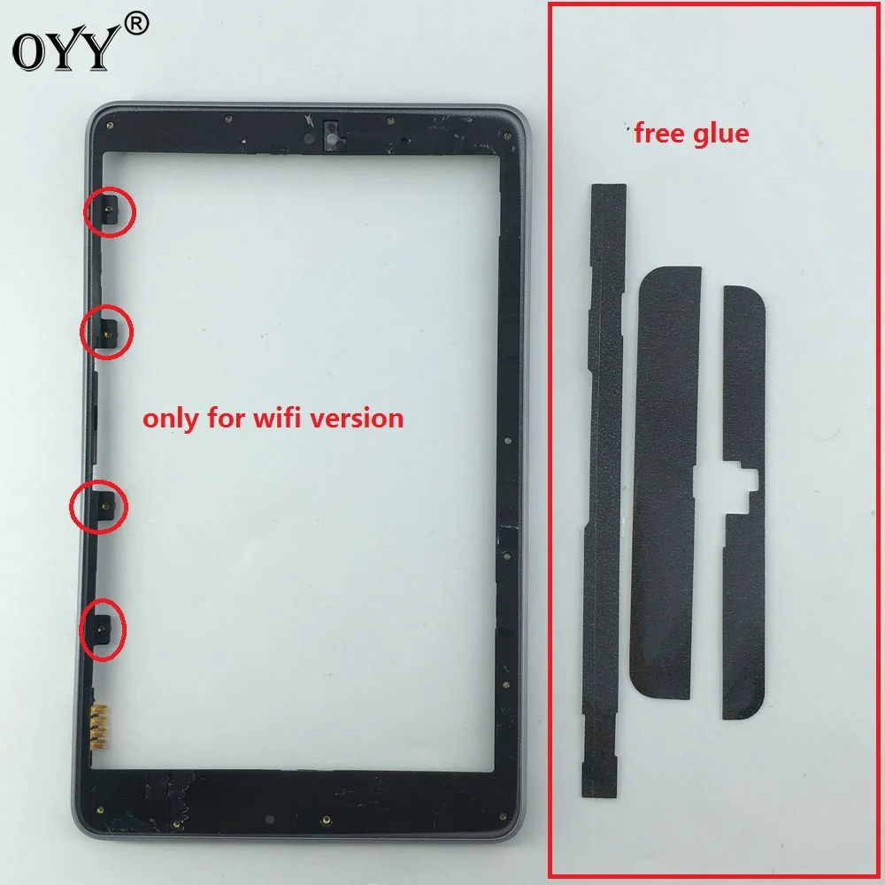 

touch Screen Frame Front Bezel Housing Replacement parts wifi version For ASUS Google Nexus 7 ME370T ME370 1st Gen free glue