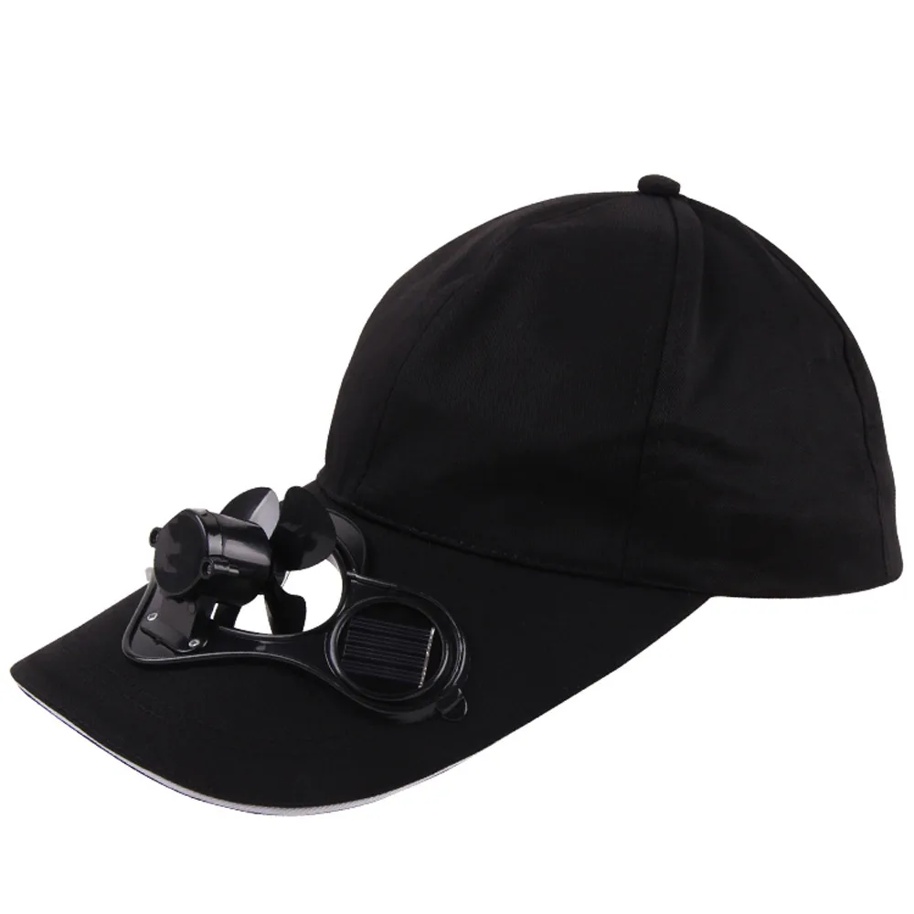Женская и мужская летняя шапка унисекс для кемпинга, пеших прогулок, кепка с солнечным питанием, бейсбольные шапки с охлаждающим вентилятором, шапка s Chapeau BL