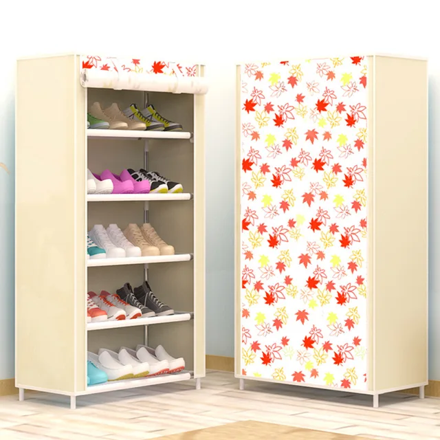 Special Offers Shoe cabinet 6-layer 5-grid Non-woven fabrics large shoe rack organizer removable shoe storage for home furniture Special Offers Shoe cabinet 6-layer 5-grid Non-woven fabrics large shoe rack organizer removable shoe storage for home furniture
