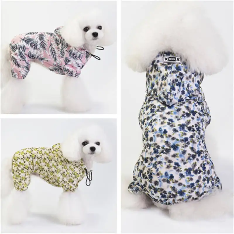 

New Four Legged Dog Raincoat Raincoat Spring And Summer Pet Four Leg Raincoat