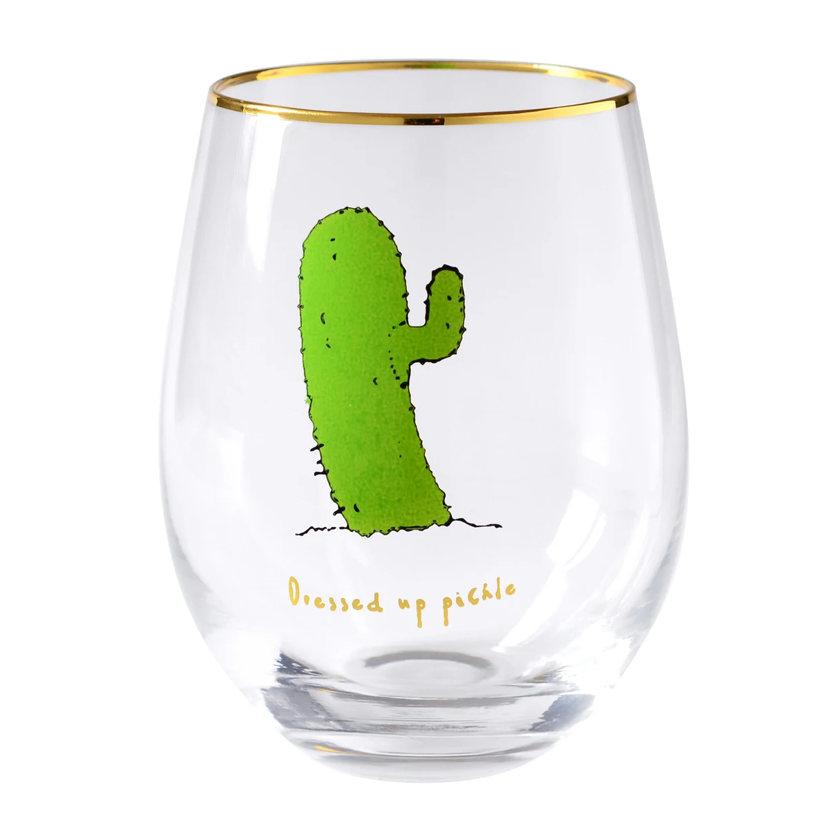 Ins/Лидер продаж, с каймой золотистого цвета вина Стекло очаровательный Кристал Фламинго Mr Лось кактус кошка с фильтром для кофемашины Nespresso для виски, коктейлей, чашка, сок Стекло es - Цвет: Cactus C
