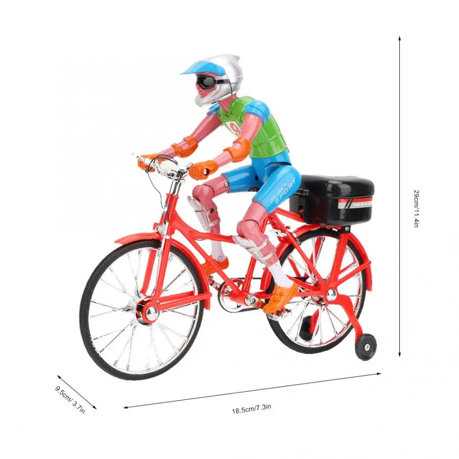 25 см мини симулятор велосипеда электрический свет для звуковая модель игрушка