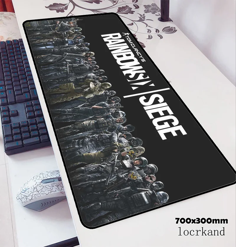  rainbow six siege mouse pad 70x30cm gaming mousepad anime HD print office notbook desk mat large pa