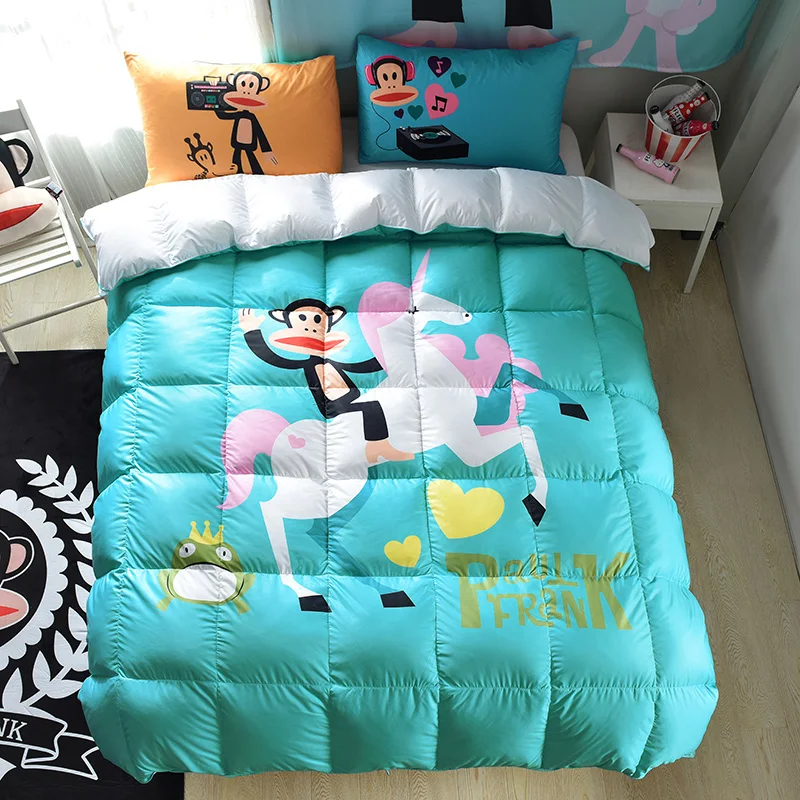 Paul Frank 100 Fill 90 White Goose Down Duvet Hd Printing