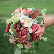 Новинка, платье для свадебной церемонии, букет невесты романтический свадебный букет цветов Свадебные аксессуары для невест