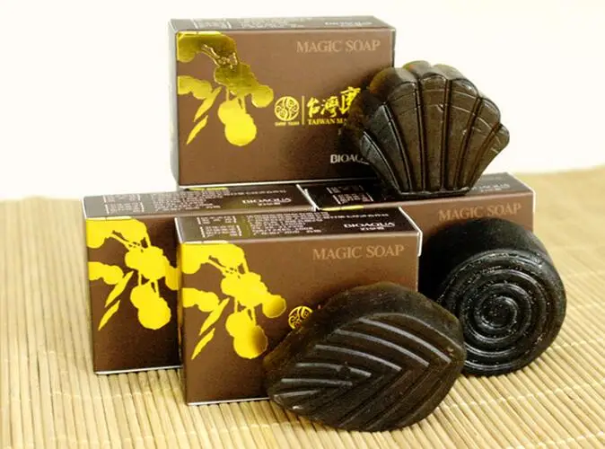 

Hot BIOAQUA Taiwan Soap Handmade Soap Natural Cleaning Oil Control Julep Soap Shampoo Bath 6 Box / Set 6 Modeling