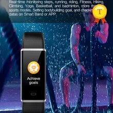 Лучший подарок дешевая цена шагомер водонепроницаемый браслет цветной экран отслеживание активности умный Браслет Фитнес браслет для IOS Android