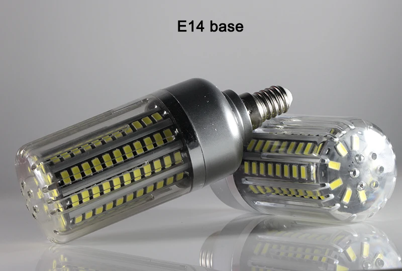 Ampoule led e 14 E 27 ламповый светильник 20 Вт высокой мощности, яркий переменный ток, 110 В, 220 В, внутренний светильник, свеча, Точечный светильник 5736, 99 светодиодов, алюминиевые лампы