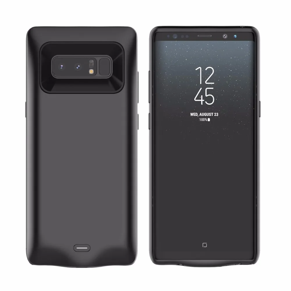 Прямая, внешний аккумулятор для samsung Galaxy Note 8, портативный внешний зарядный чехол, 5500 мАч
