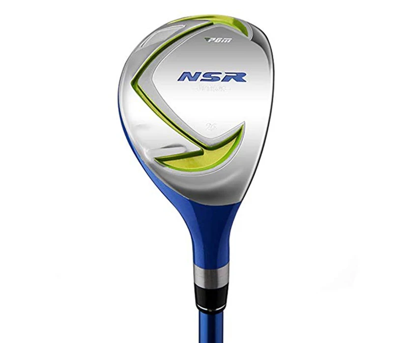Crestgolf NSR الأطفال جولف 1 # سائق ، الهجين سبائك التيتانيوم رئيس ، الجرافيت رمح ، الحق وسلم نوادي الجولف للأطفال