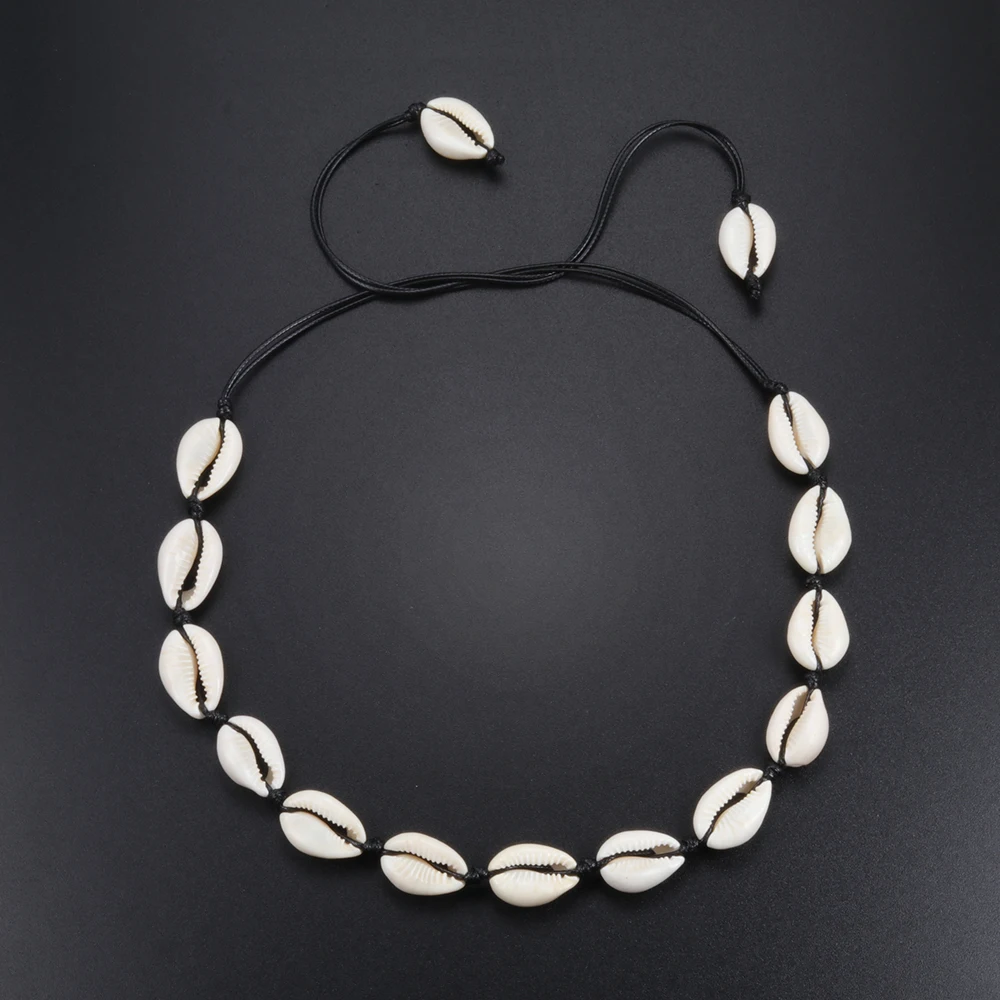 Beach Seashell Choker Beaded Necklace