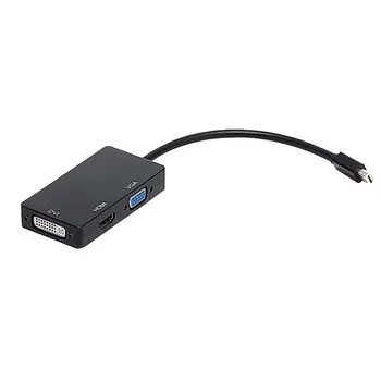 

Marsnaska 3 in 1 for Thunderbolt Mini Displayport HDMI DVI VGA Display Port Adapter Cable for Mac Macbook Air Microsoft