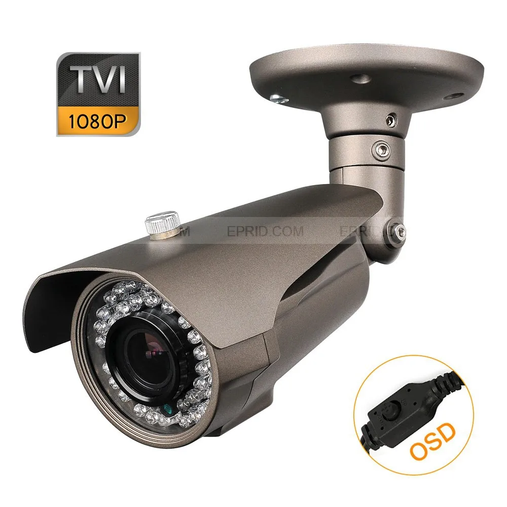 

CCTV 1/2.8" 1080P 2.0MP 2.8-12mm Lens Security HD-TVI Bullet Camera OSD Menu