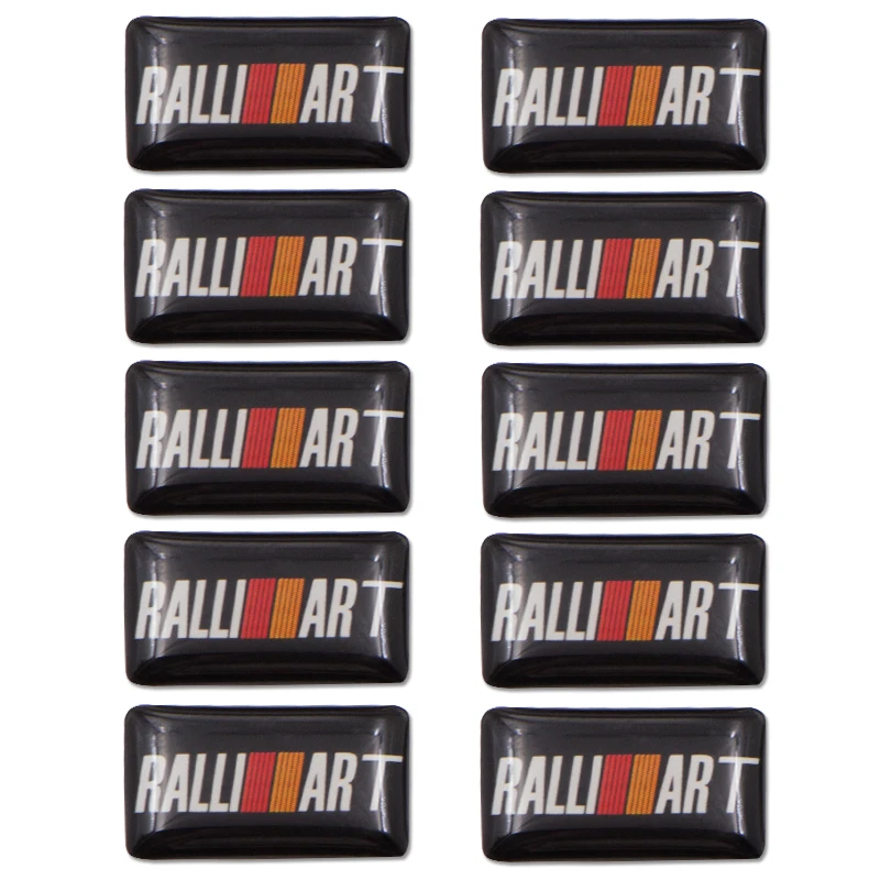 

10pcs Car-styling Emblem Badge Sticker Wheel Decal for lancer asx mitsubishi galant Car Emblem Sticker Auto Accessories