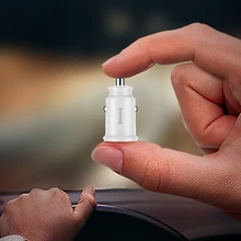 

BASEUS 2 USB Car-Charger Mobile Phone Mini Car Charger For Mobile Phone Tablet Dual USB Fast Charge Car Phone Charge Adapter