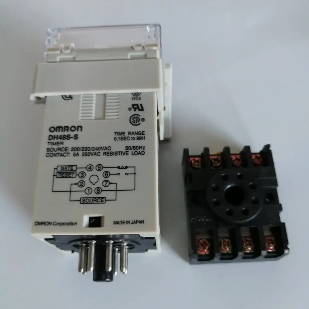 Реле времени Omron DH48S S цифровой реле задержки таймера 0 1 99H часов таймер