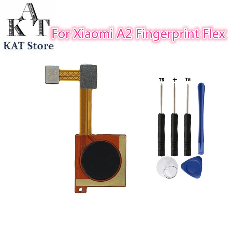 KAT для Xiaomi Mi 6X A2 отпечаток пальца Touch ID Главная Кнопка сенсор гибкий кабель лучшее