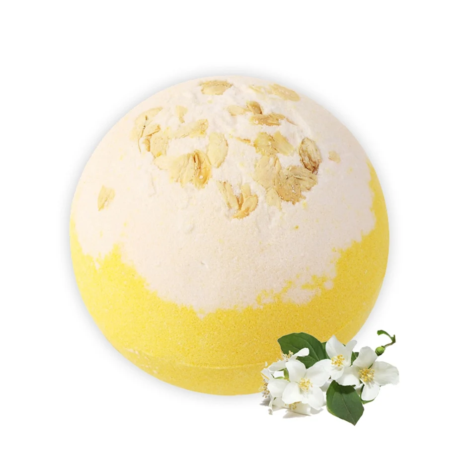Tsing Bath Bomb 120g Essential Oil Nourishing Stress Relief SPA Scented Jasmine Flavor Relaxation Natural bath 5