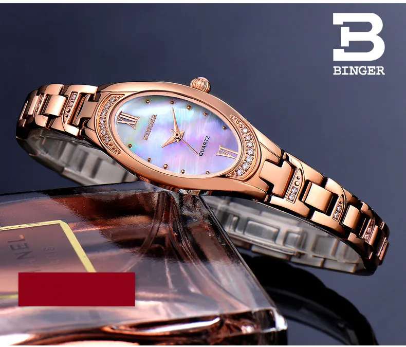 Moda Retro Oval Mulheres Pulseira Relógios de