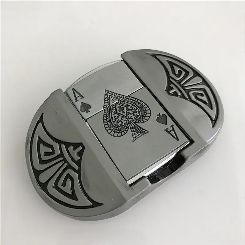 Розничная продажа новинка Spades игральные карты керосиновая зажигалка