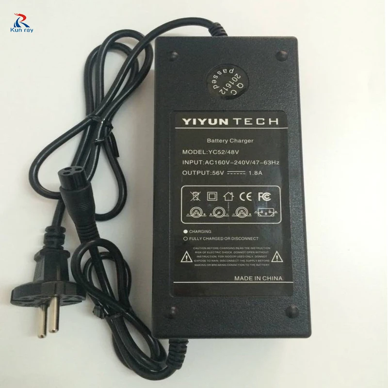 Perfect 24V36V48V YIYUN YC52 Ebike Bicycle Electric Bike Battery Charger or Electric Scooter Tricycle Battery Accessories EU UK Plug 0