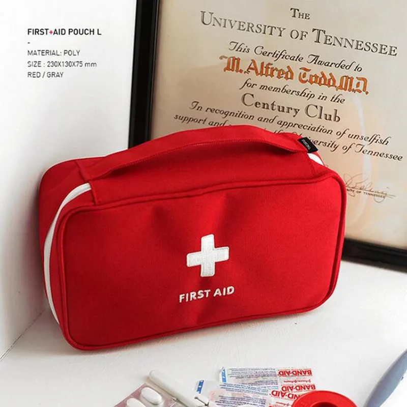 Hot Travel Portable Medipak First-aid kit Medicine Package Sort Out Home Storage Bags Organizers EA417