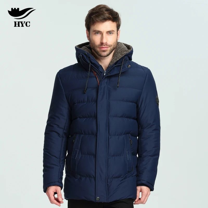 HAI YU CHENG Parka Winter Men Coat Anorak Windbreaker
