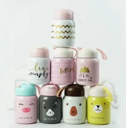 

220ML Mini Thermos Coffee Vacuum Flask Stainless Steel Drink Water Bottle Termos Thermo Cup And Mug Garrafa Termica