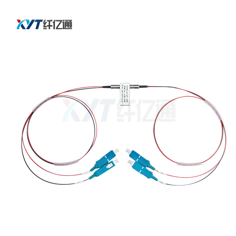 

FC UPC Connector 1260~1650nm 2x2 Fully Fiber Optic Switch