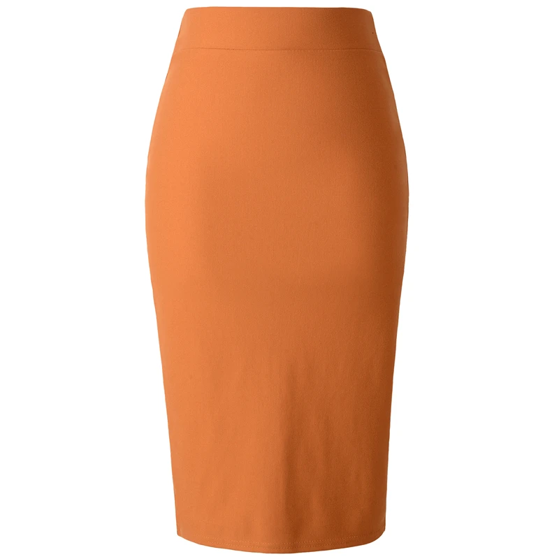 Neophil High Shinning Pu Leather Pencil Midi Skirts Black High Waist 2017 Elegant Office Ladies Work Party Sexy Slim Saias S1708 Skirts