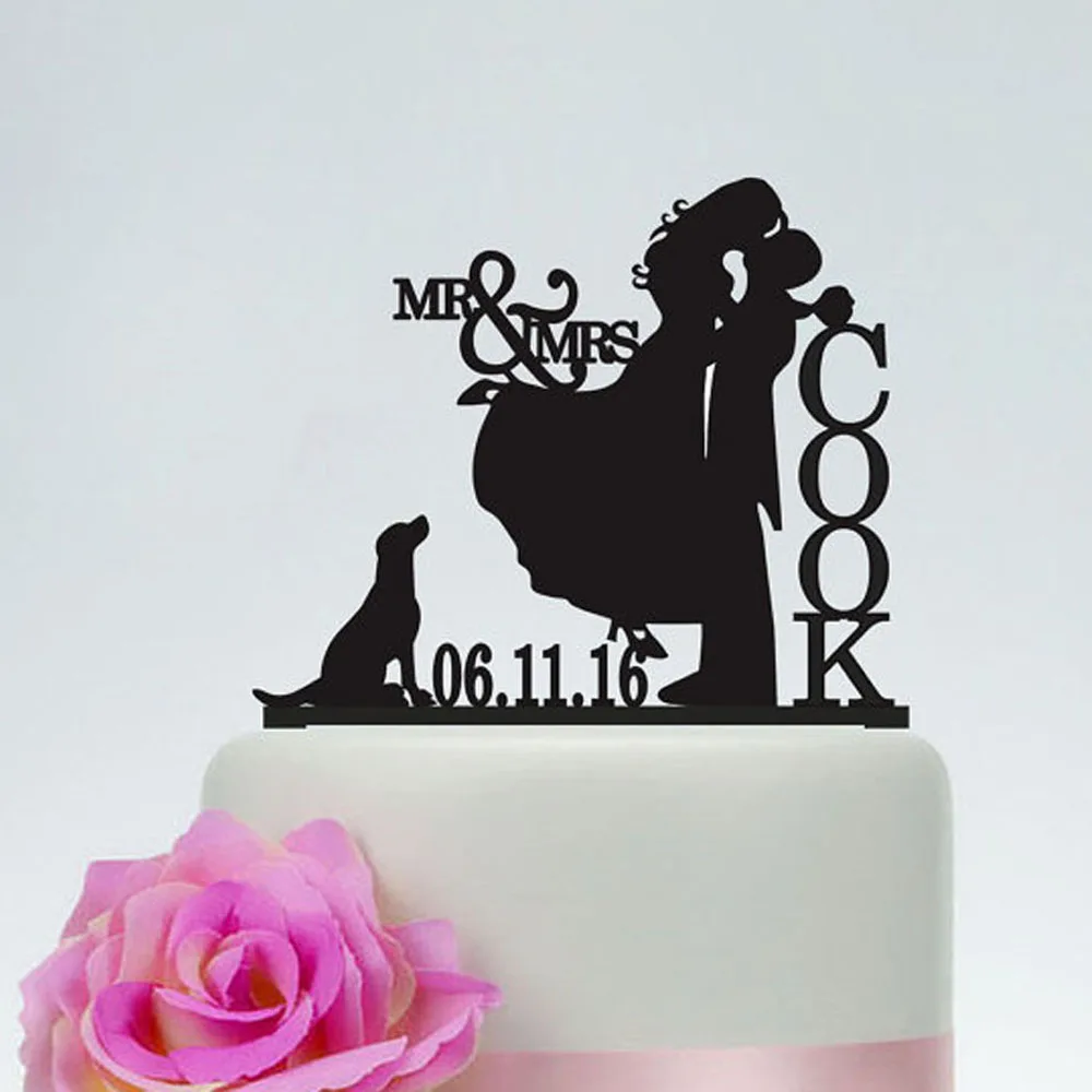 Customized Wedding Cake Toppers Letters Engaged Cake Topper Groom And Bride Unique Cake Toppers Wedding Decoration Personalized