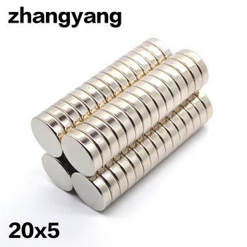 

2/5/10/15Pcs 20*5 Strong Disc Magnets Dia 20mm x 5mm N35 Rare Earth Neodymium Magnet 20x5 20mm*5mm IMANES